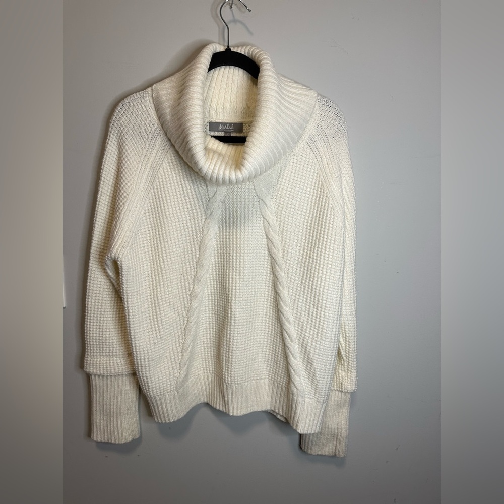 MARLED DROP NECK SWEATER
